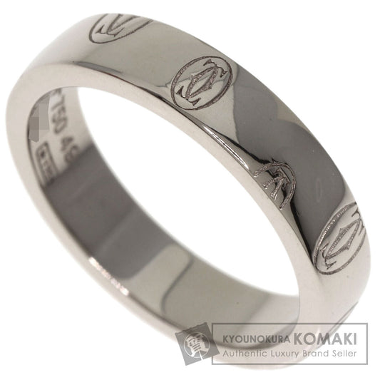 CARTIER   Ring Happy birthday # 49 K18 White Gold Ladies