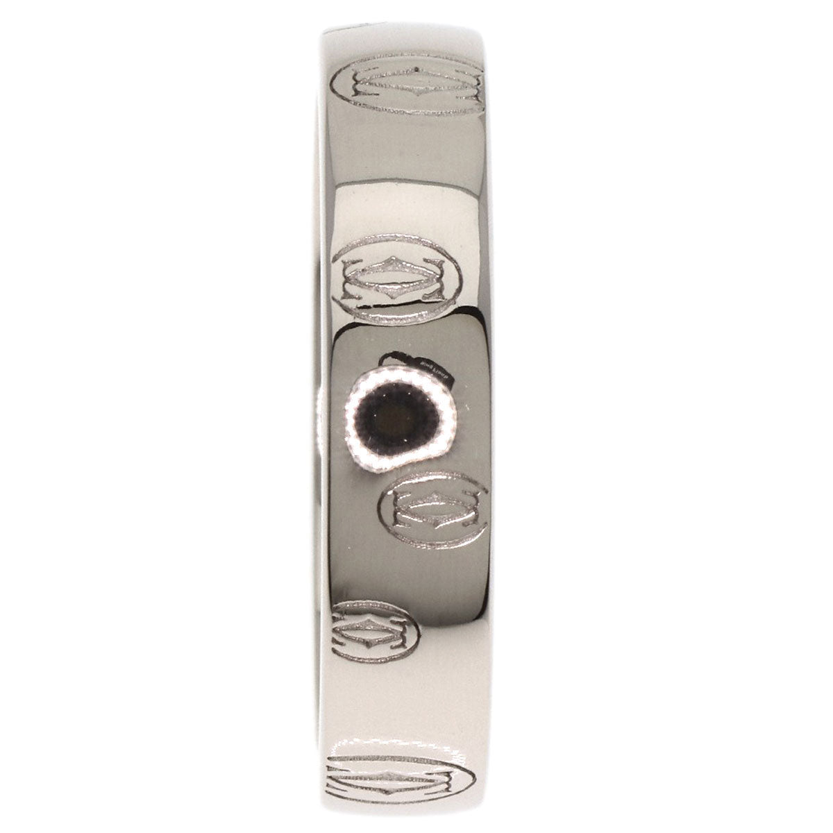 CARTIER   Ring Happy birthday # 49 K18 White Gold Ladies
