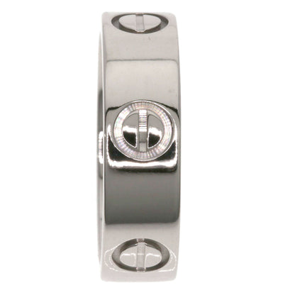 CARTIER love ring #51 Ring K18 White Gold Ladies [Used]