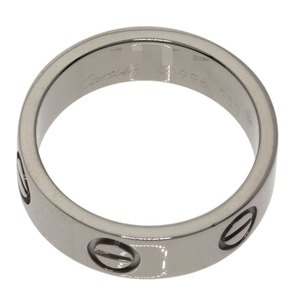 CARTIER love ring #51 Ring K18 White Gold Ladies [Used]