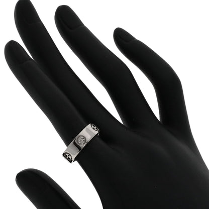 CARTIER love ring #51 Ring K18 White Gold Ladies [Used]