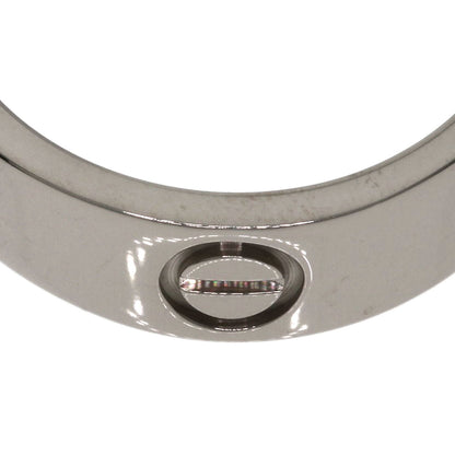 CARTIER love ring #51 Ring K18 White Gold Ladies [Used]