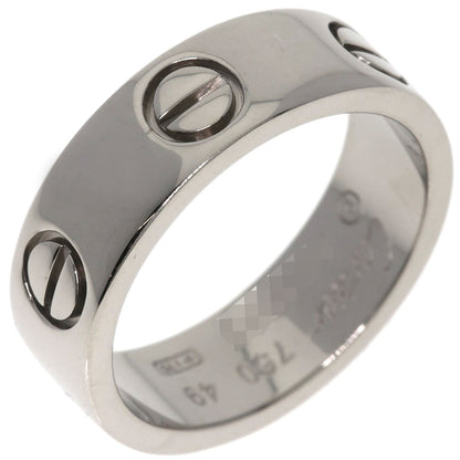 CARTIER love ring #49 Ring K18 White Gold Ladies [Used]