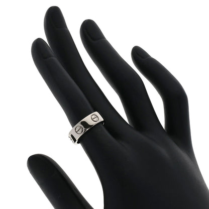 CARTIER love ring #49 Ring K18 White Gold Ladies [Used]