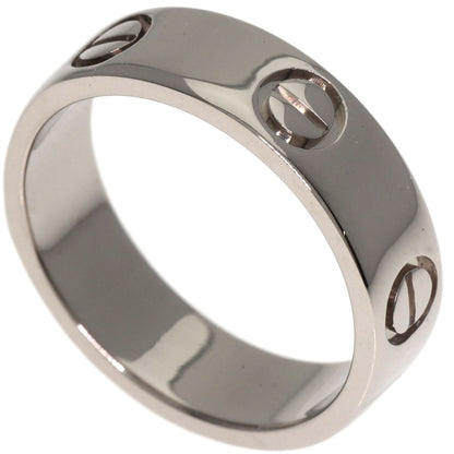 CARTIER love ring #54 Ring K18 White Gold Ladies [Used]