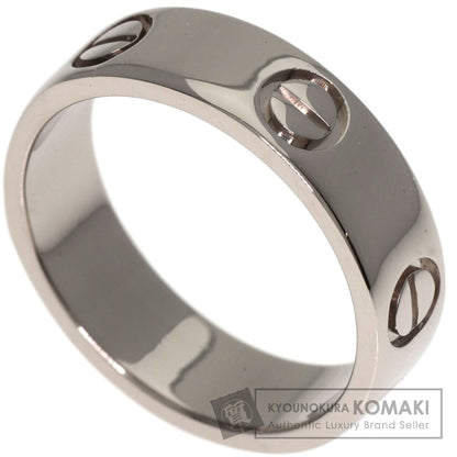 CARTIER love ring #54 Ring K18 White Gold Ladies [Used]