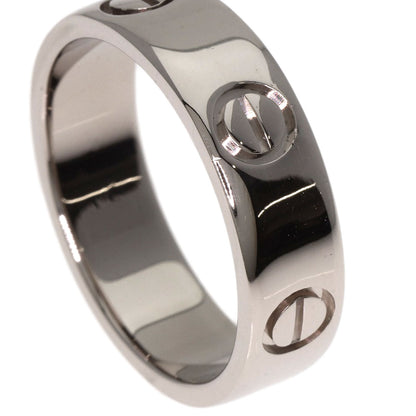 CARTIER love ring #54 Ring K18 White Gold Ladies [Used]