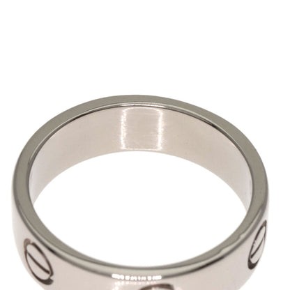 CARTIER love ring #54 Ring K18 White Gold Ladies [Used]