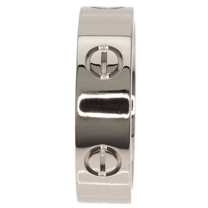 CARTIER   Ring love ring #58 K18 White Gold unisex