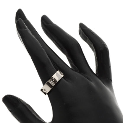 CARTIER   Ring love ring #58 K18 White Gold unisex