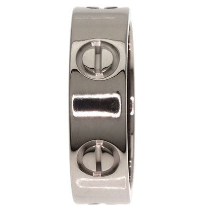 CARTIER love ring #50 Ring K18 White Gold Ladies [Used]