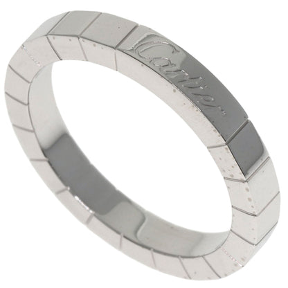 CARTIER Laniere # 54 Ring K18 White Gold Ladies [Used]
