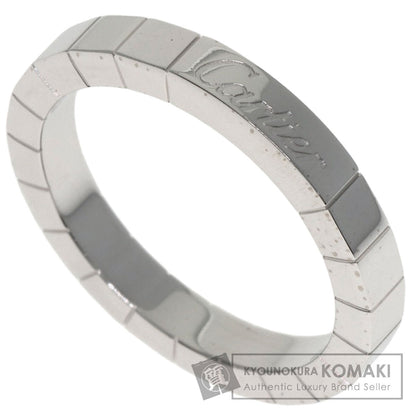 CARTIER Laniere # 54 Ring K18 White Gold Ladies [Used]