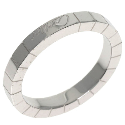 CARTIER Laniere # 54 Ring K18 White Gold Ladies [Used]