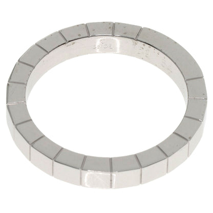CARTIER Laniere # 54 Ring K18 White Gold Ladies [Used]
