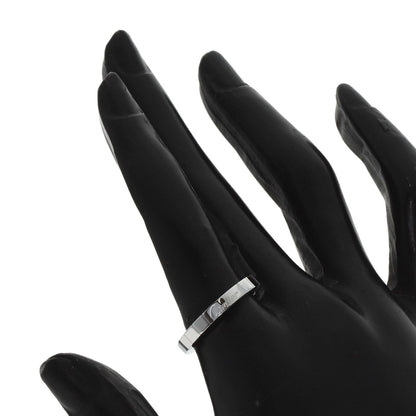 CARTIER Laniere # 54 Ring K18 White Gold Ladies [Used]