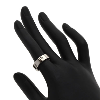 CARTIER love ring #51 Ring K18 White Gold Ladies [Used]