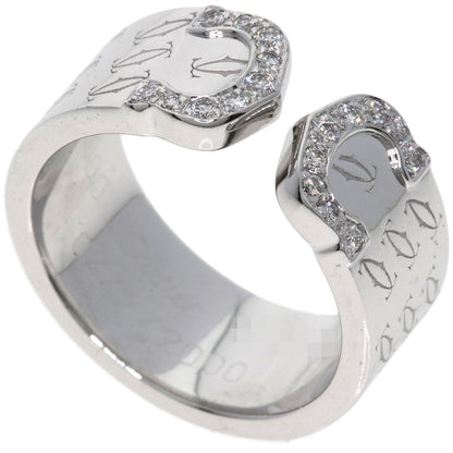 CARTIER C2 Christmas Limited #50 Ring K18 White Gold Ladies [Used]