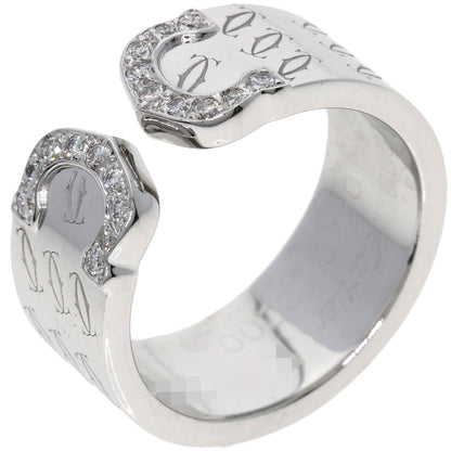 CARTIER C2 Christmas Limited #50 Ring K18 White Gold Ladies [Used]