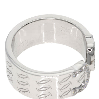 CARTIER C2 Christmas Limited #50 Ring K18 White Gold Ladies [Used]