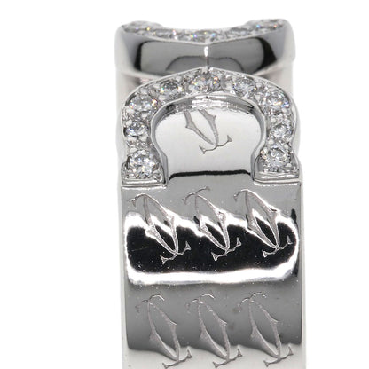 CARTIER C2 Christmas Limited #50 Ring K18 White Gold Ladies [Used]