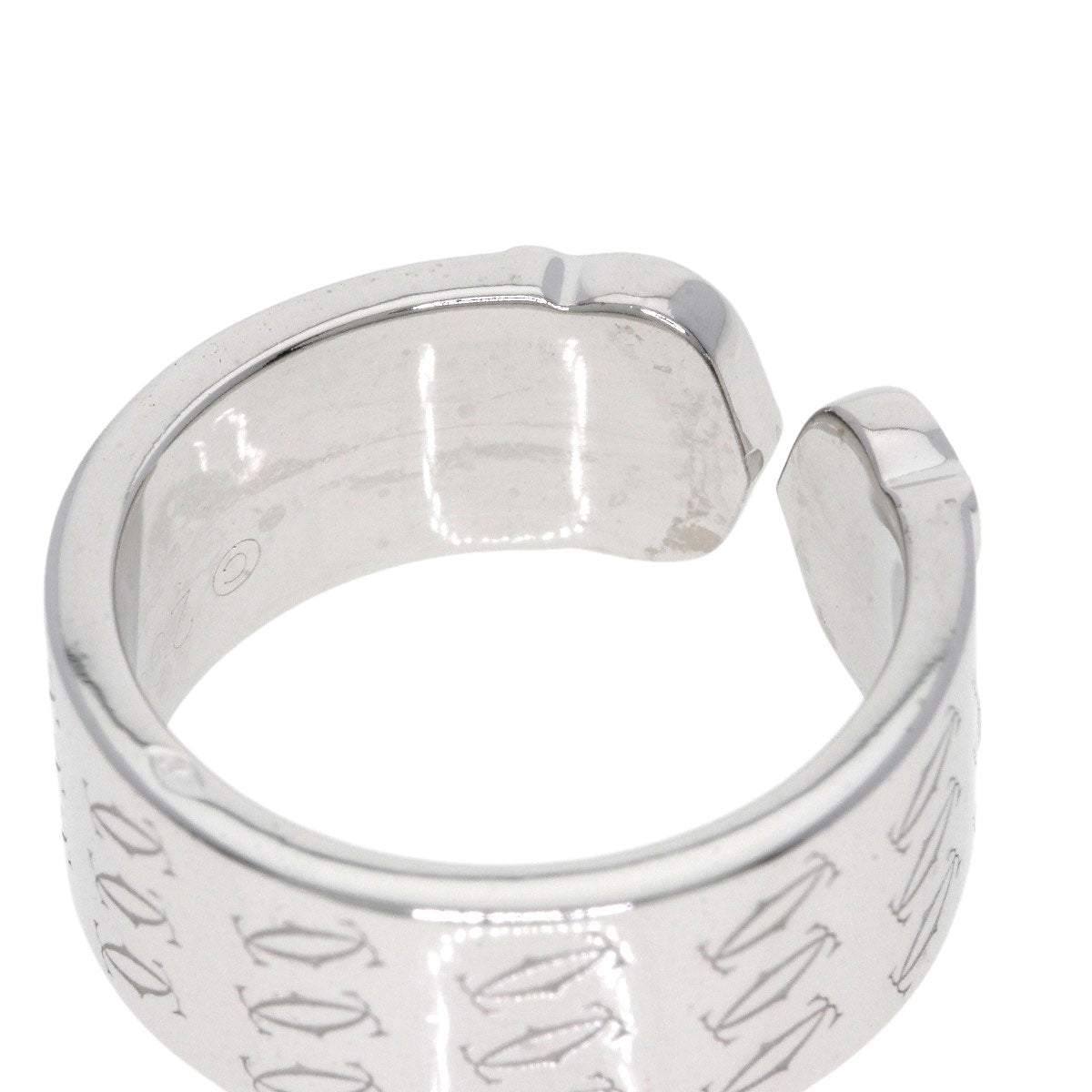 CARTIER C2 Christmas Limited #50 Ring K18 White Gold Ladies [Used]