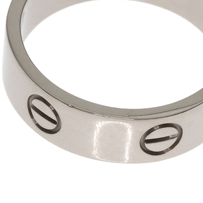 CARTIER love ring #59 Ring K18 White Gold Ladies [Used]