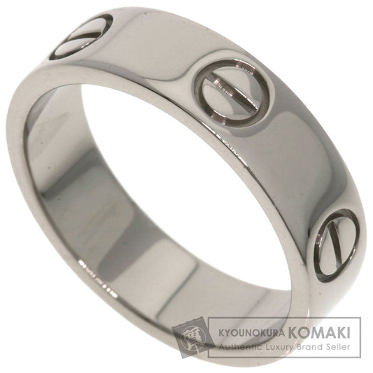 CARTIER   love ring #56 Ring  K18 White Gold Ladies [Used]