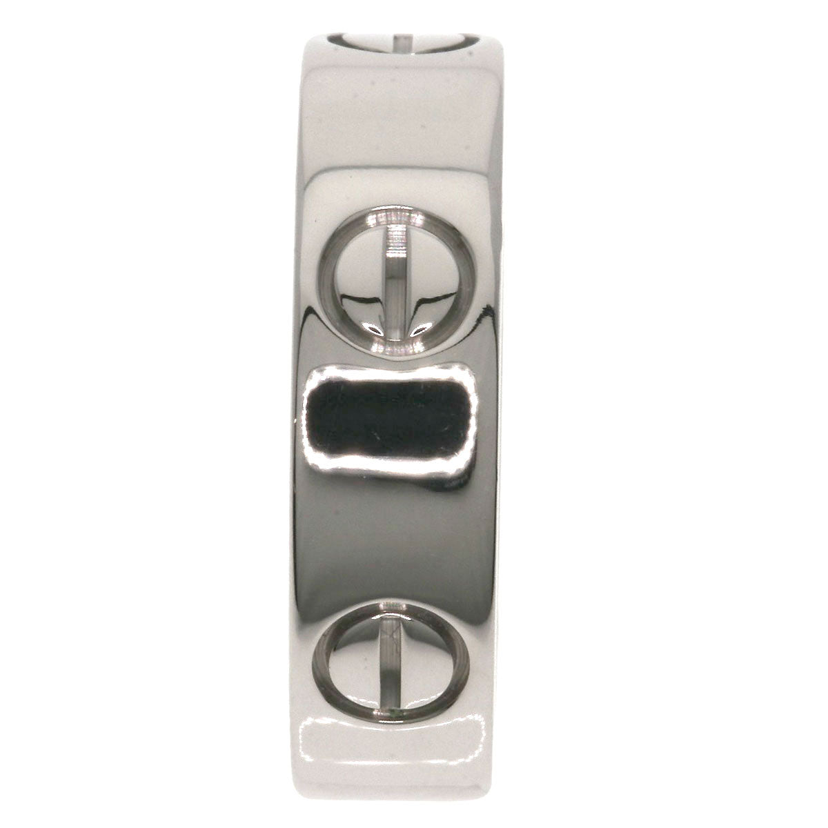 CARTIER   love ring #56 Ring  K18 White Gold Ladies [Used]
