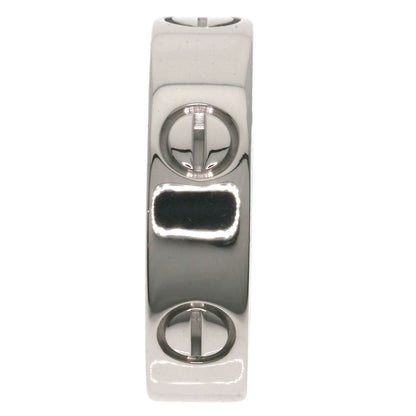 CARTIER   love ring #56 Ring  K18 White Gold Ladies [Used]