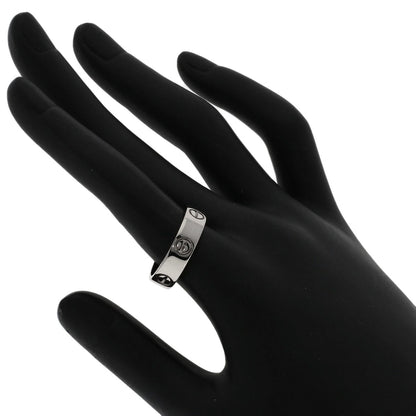 CARTIER   love ring #56 Ring  K18 White Gold Ladies [Used]