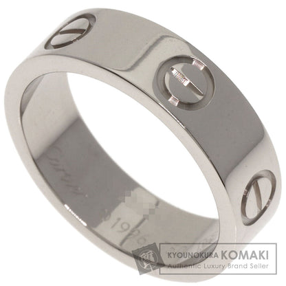 CARTIER love ring #52 Ring K18 White Gold Ladies [Used]