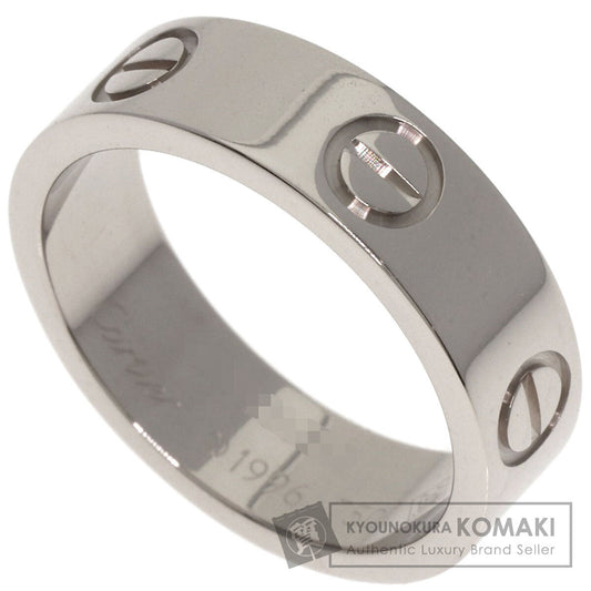 CARTIER love ring #52 Ring K18 White Gold Ladies [Used]
