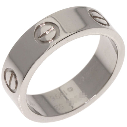 CARTIER love ring #52 Ring K18 White Gold Ladies [Used]