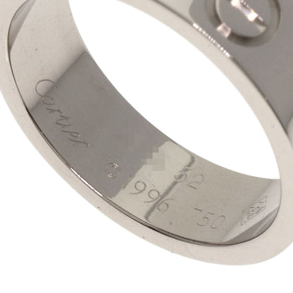 CARTIER love ring #52 Ring K18 White Gold Ladies [Used]