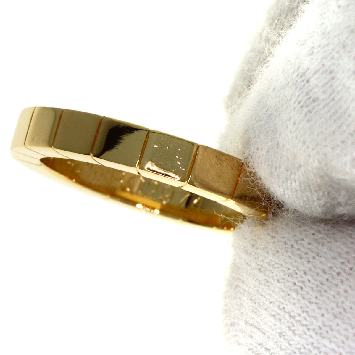 CARTIER Laniere # 48 Ring K18 Yellow Gold Ladies [Used]