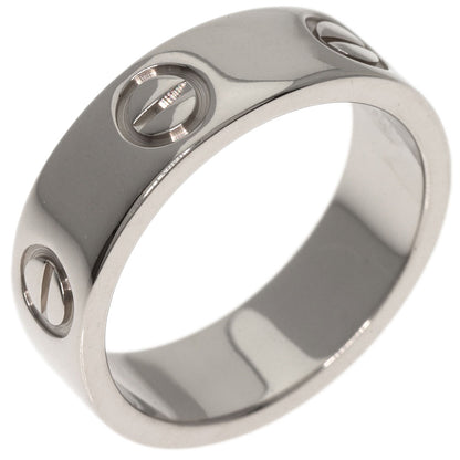 CARTIER love ring #50 Ring K18 White Gold Ladies [Used]
