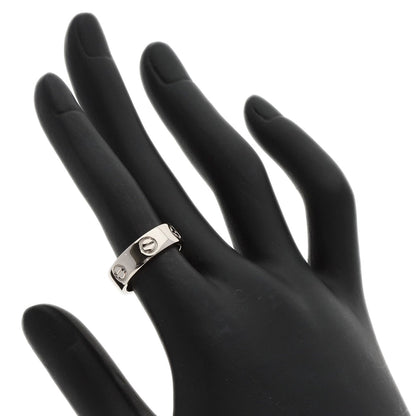 CARTIER love ring #50 Ring K18 White Gold Ladies [Used]