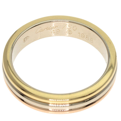 CARTIER Three colors # 49 Ring K18 Yellow Gold K18 White GoldLadies [Used]