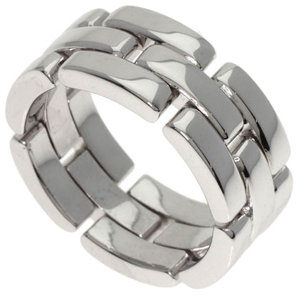 CARTIER   Ring PANTHERE 3 Row #52 K18 White Gold Ladies