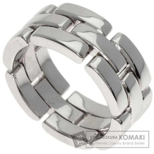 CARTIER   Ring PANTHERE 3 Row #52 K18 White Gold Ladies