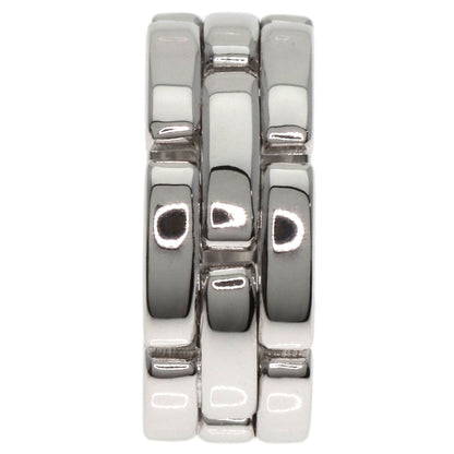 CARTIER   Ring PANTHERE 3 Row #52 K18 White Gold Ladies