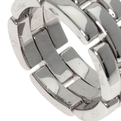 CARTIER   Ring PANTHERE 3 Row #52 K18 White Gold Ladies