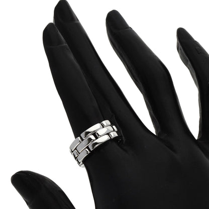 CARTIER   Ring PANTHERE 3 Row #52 K18 White Gold Ladies