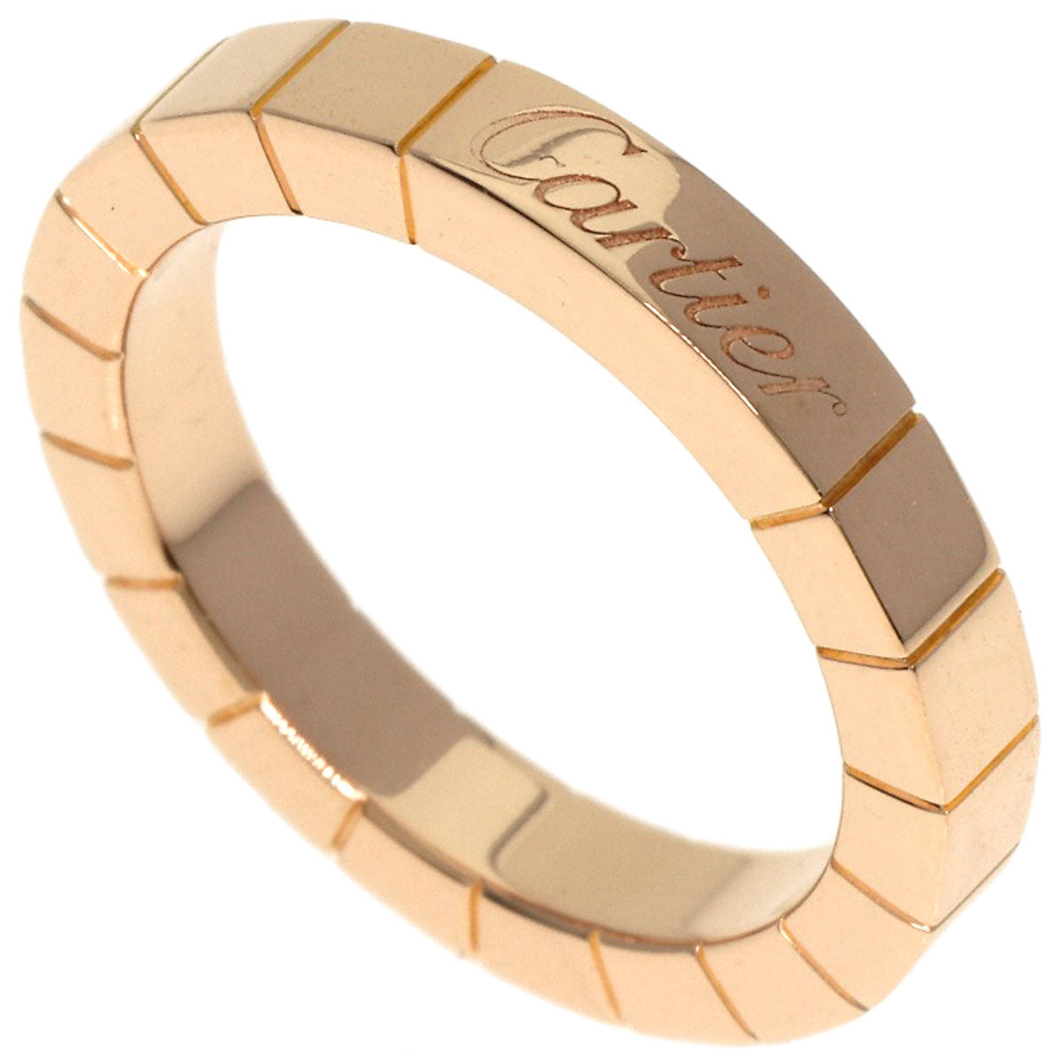 CARTIER Lanier # 47 Ring K18 Pink Gold Ladies [Used]