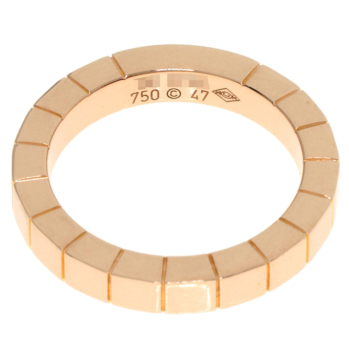 CARTIER Lanier # 47 Ring K18 Pink Gold Ladies [Used]