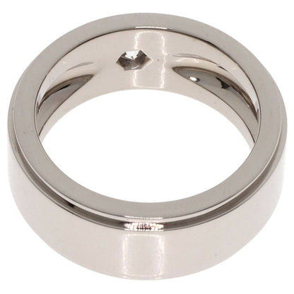 CARTIER Fortune 1P Diamond #54 Ring K18 White Gold Ladies [Used]
