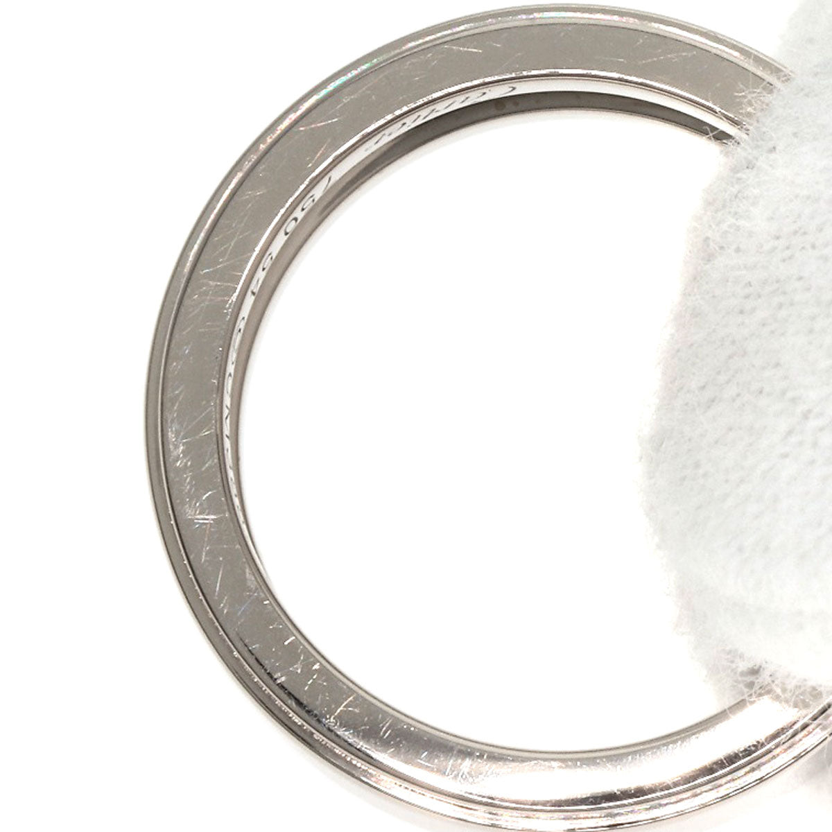 CARTIER Fortune 1P Diamond #54 Ring K18 White Gold Ladies [Used]