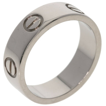 CARTIER love ring #51 Ring K18 White Gold Ladies [Used]