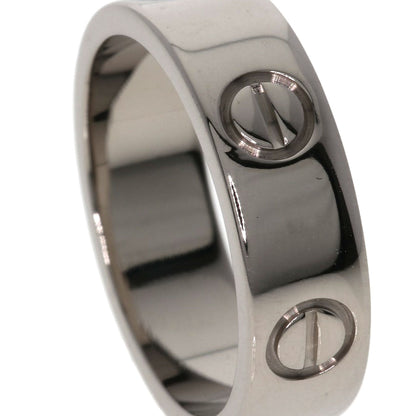 CARTIER love ring #51 Ring K18 White Gold Ladies [Used]